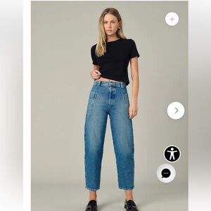 Joe's Jeans The Phoebe Patch Pocket Barrel Jeans